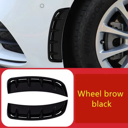 Car Anti Collision Fender Flares Guard Strip Wheel eyebrow Mudguard for Mercedes Benz A200LA180LA220 2019-21 Air Knife