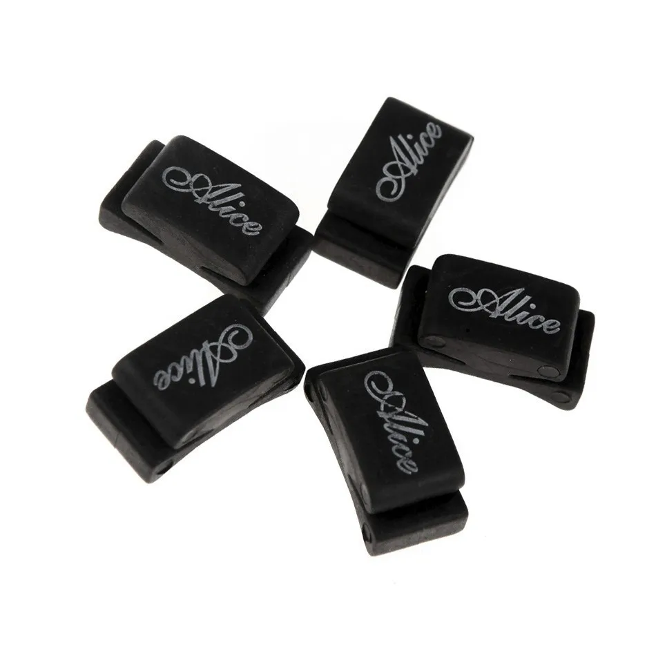 Alice Schwarzer Gummipickhalter 5 Stück/Set Kopfplatte für Gitarre Bass Ukulele Musikinstrumente Großhandel – Detail 9