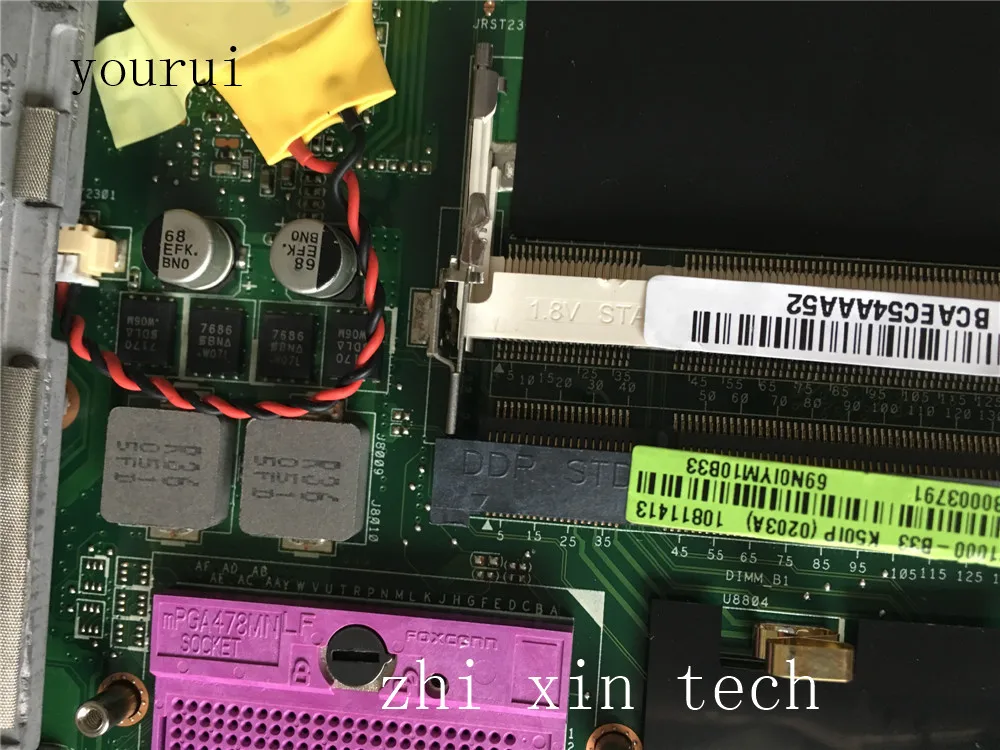 yourui For ASUS K40IN K50IP Laptop motherboard REV 2.3 69Y01YM10B33 Test ok 100% original