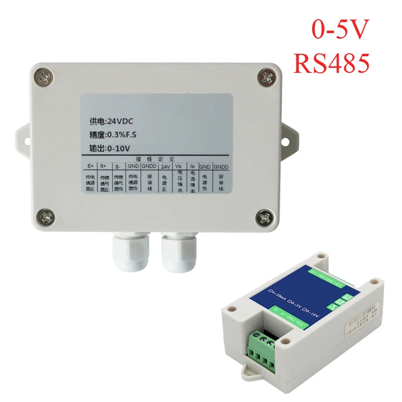 

load cell amplifier with RS485 communication weight sensor transmitter 0-10V output weight transmitter Weighing amplifier