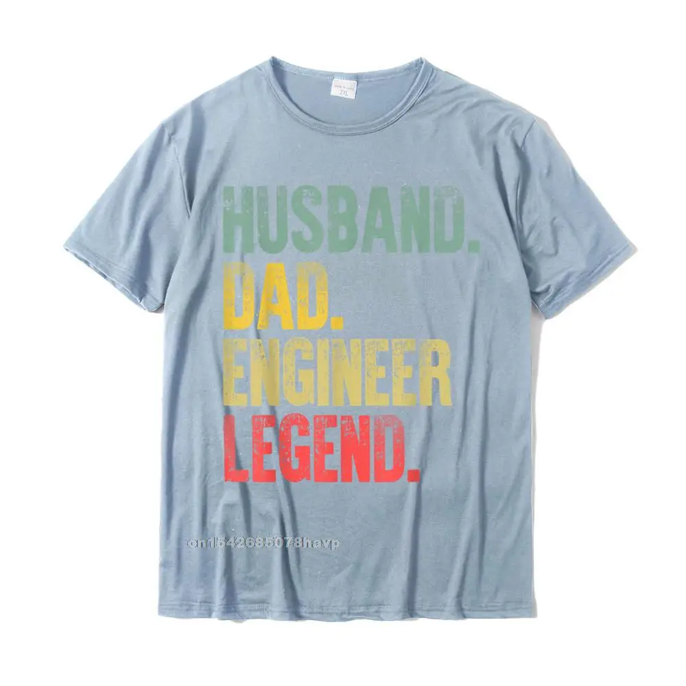 Mens Funny Vintage Shirt Husband Dad Engineer Legend Retro T-Shirt Top T-Shirts Comfortable Oversized Men Tees Comfortable