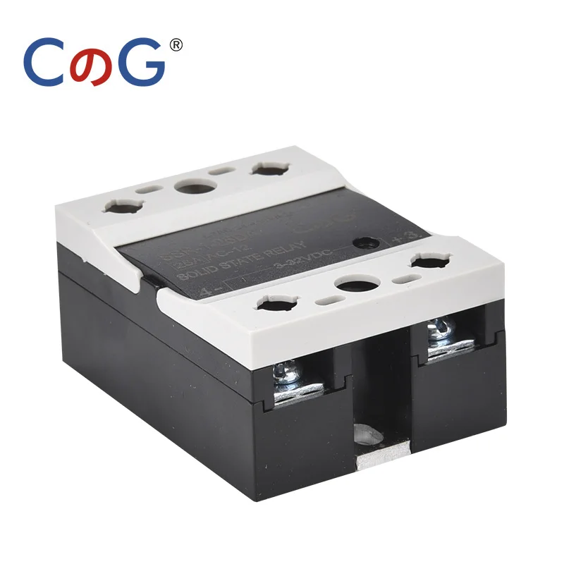 Cc di monofase del relè 10A 25A 40A DA di CG al dissipatore di calore di ca per il carico 24V 48V 220V 480VAC di 3V 12V 32VDC SSR-10DA 25DA 40DA