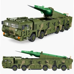 DF-17 China battle missile equipment sets building blocks kits bricks diy kids toys trucks weapons armor military vehicles sets