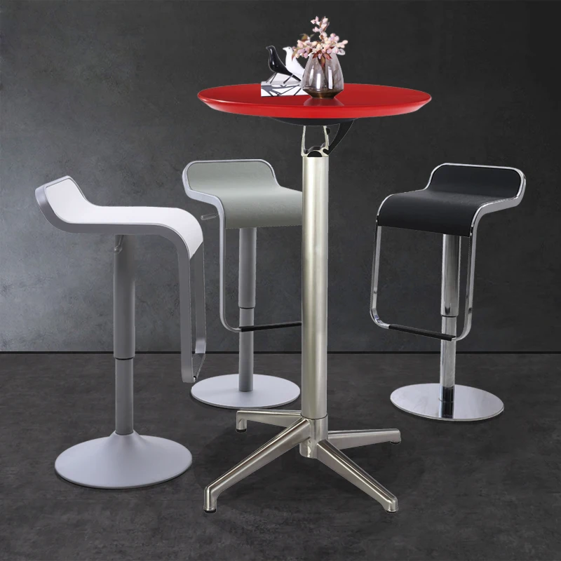 

Modern Outdoor Folded ABS Top Aluminum Cocktail Table Lightweight Portable High Bar Furniture LQ-BT309 for Hotel