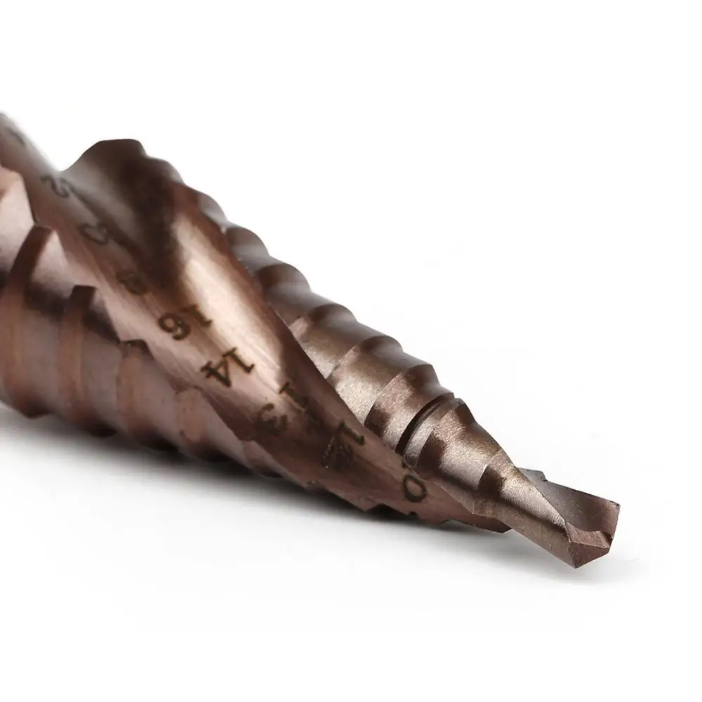 Imagem -04 - Brocas de Metal de Alta Velocidade Cone Aço Hex Shank Broca Step Cortador de Furos para Aço Inoxidável Hss co Hssco Conjunto de Ferramentas M35 Cobalto