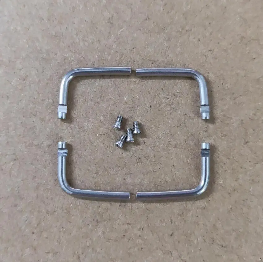 Watch parts Watch accessories Watch case parts Watch case accessories stainless steel L shape Four lugs and four screws