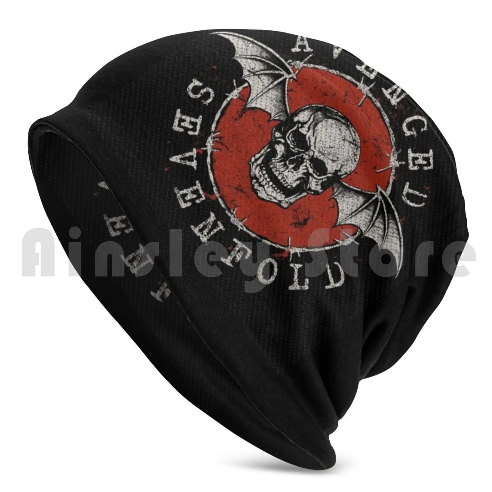 Untitled Beanie Hedging Cap DIY Print Cushion Rock Avenged Metal Sevenfold A7x Shadows Synyster Gates Zacky Vengeance Rev