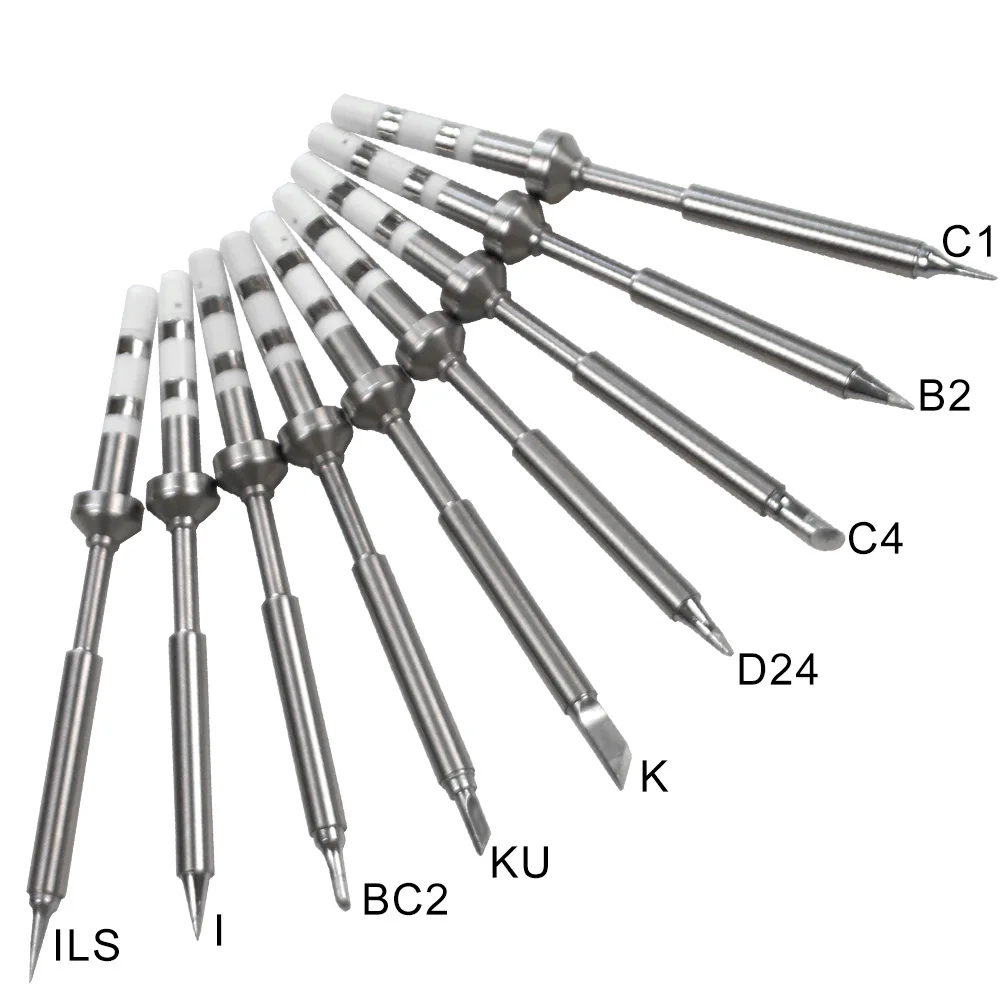 

TS Soldering iron tips for TS100 Digital LCD Soldering Iron Head Replacement Various models KU/K/BC2/B2/ILS/C1/C4/D24/I