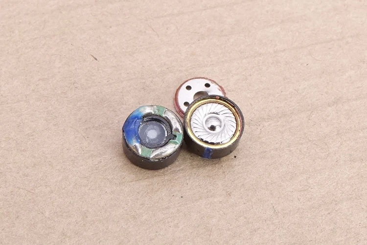 8MM titanium membrane speaker unit DIY headphone shell speaker repair and replacement production DIY headphone accessories  2pcs