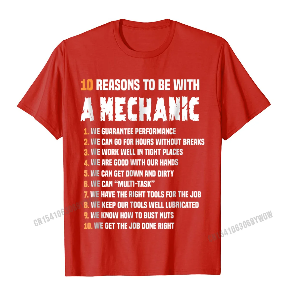 10 Reasons To Be With A Mechanic T-Shirt For Men Funny Camisas Men Print Tops & Tees For Men Cotton Top T-Shirts Leisure Hip Hop