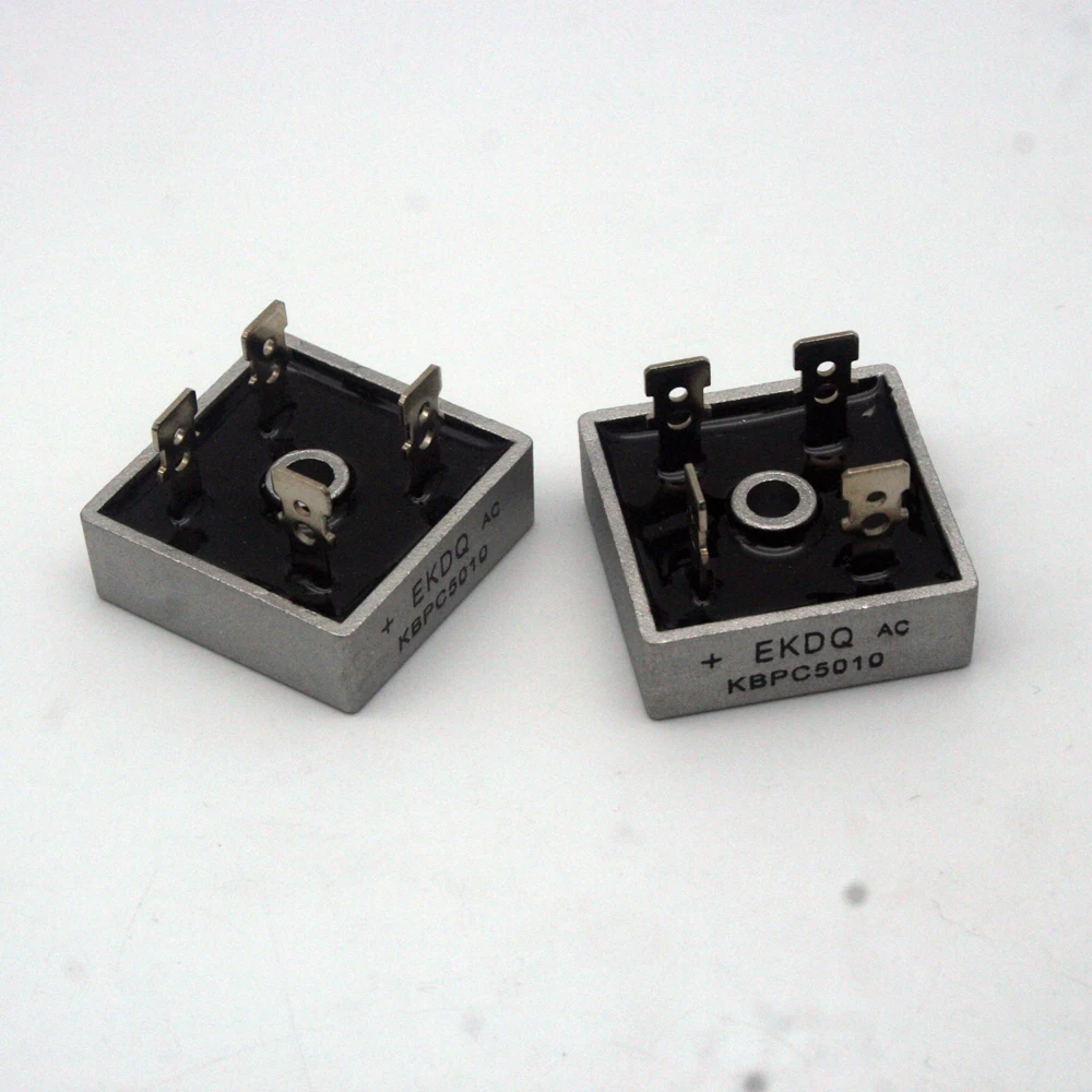 2PCS/LOT KBPC5010 50A 1000V Diode Bridge Rectifier kbpc5010