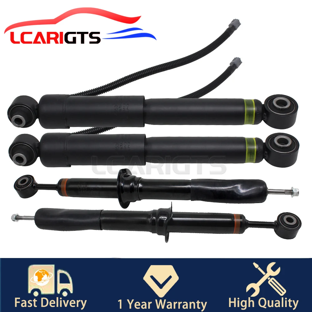 

4PC Front+Rear Air Suspenison Shock For Toyota Sequoia With Sensor 2008-2019 Airmatic Strut 48530-0C100 48510-34040 4853034051