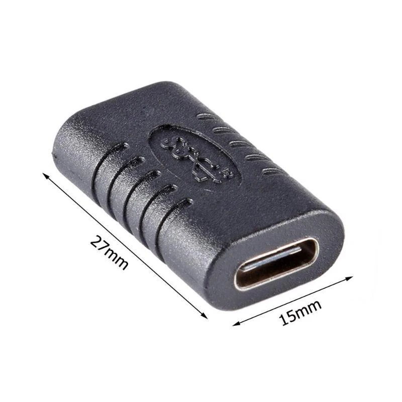 

USB 3.1 Type C Female To Female USB-C Extension Connector Adapter for Laptop Converter