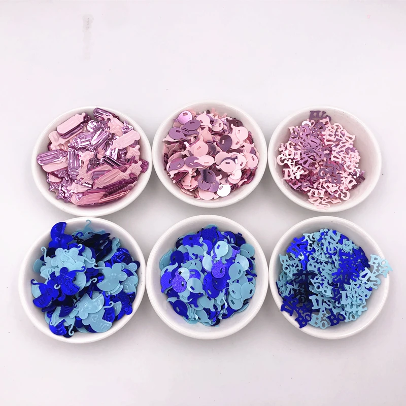 10g Pram Balloon Feeding-Bottle Letter Sequins DIY Christmas Decoration Paillettes Garments Sewing Craft Lentejuelas Accessories