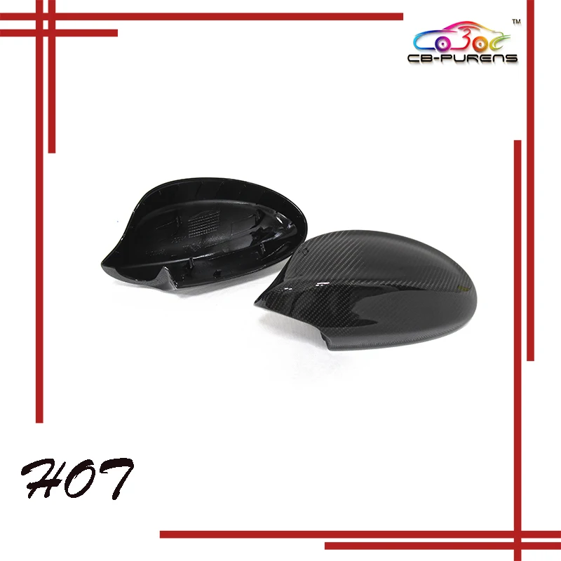 For BMW 3 Series E90 E91 2005 2006 2007 2008 Side Caps Add On/Replacement Type Dry Real Carbon Fiber Rearview Mirror Cover