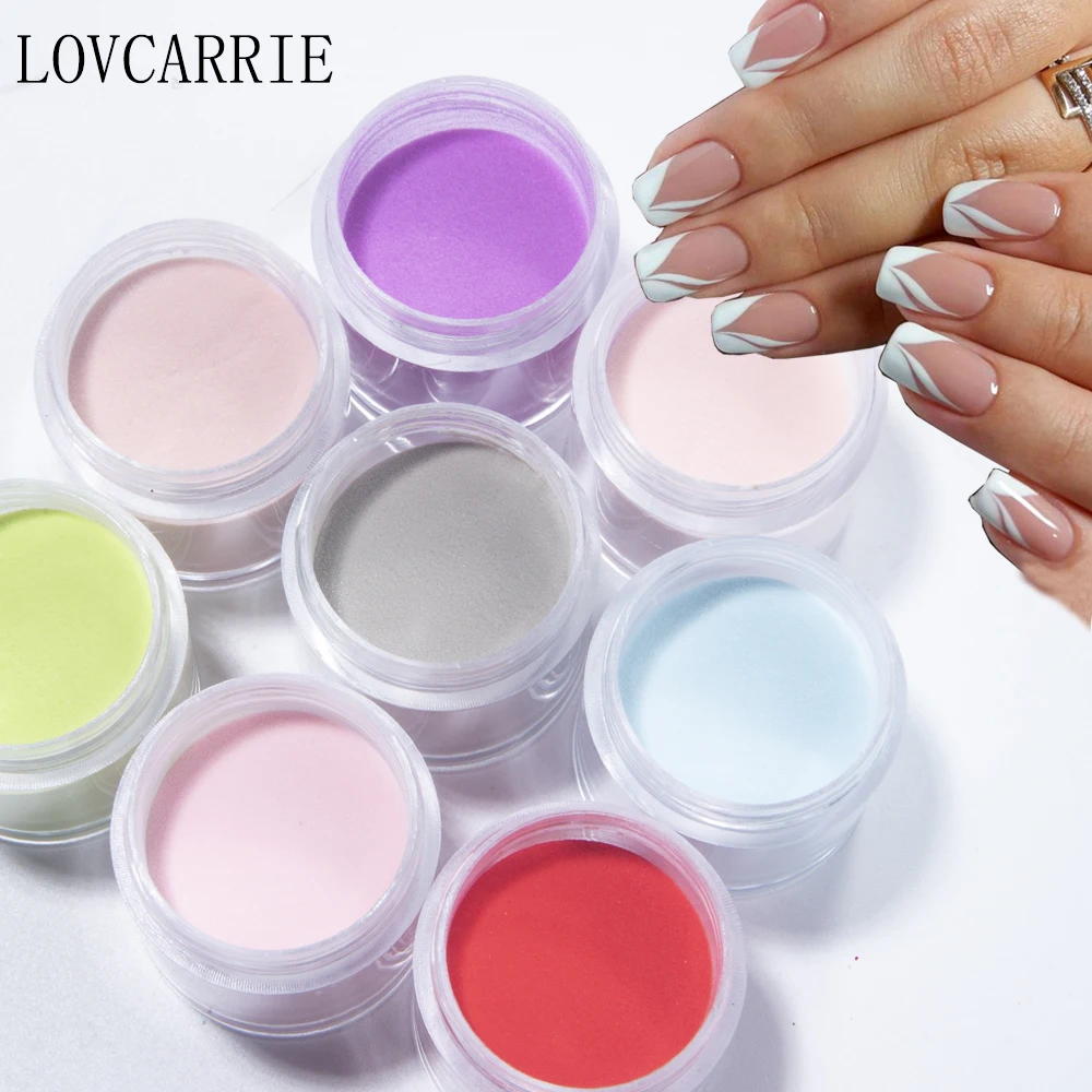 1 Jar 3 In 1 Acrylic Powder Nail Art Dipping Powder Curving Pigment Professional Acrylics Builder Glitter Nails Dust Accessories