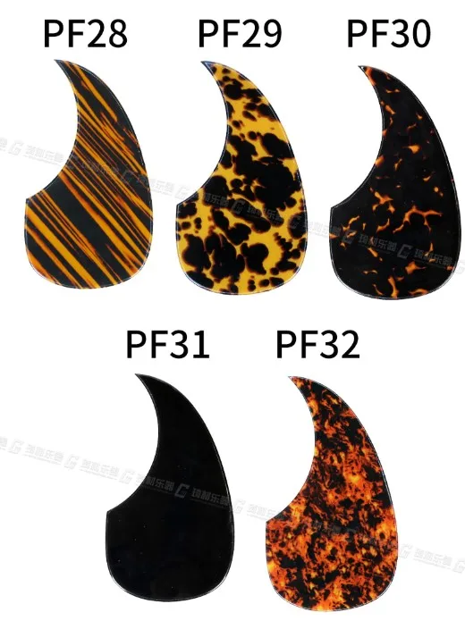 PYLON P19-P38 Acoustic Guitar Pickguard, High Quality Made in Japan, 20 Designs Available