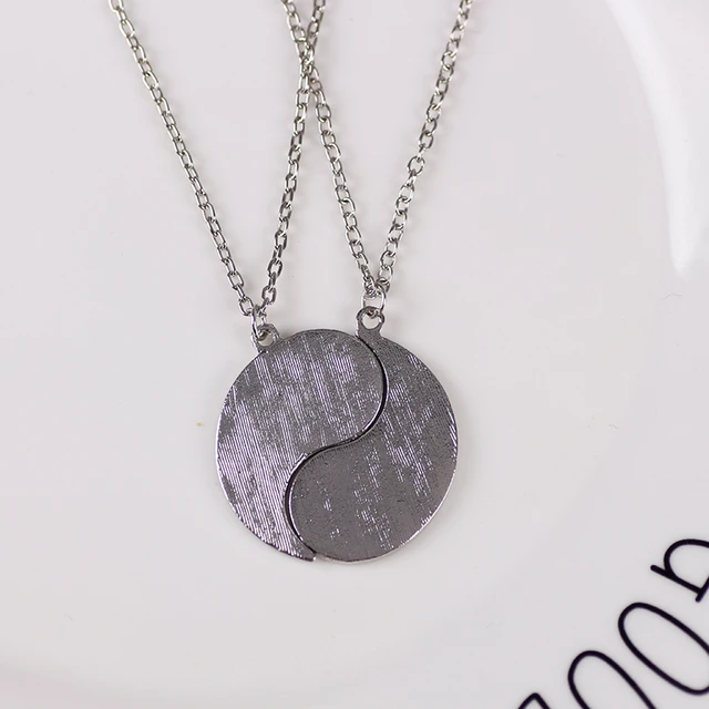 Yin yang necklace claire's sales