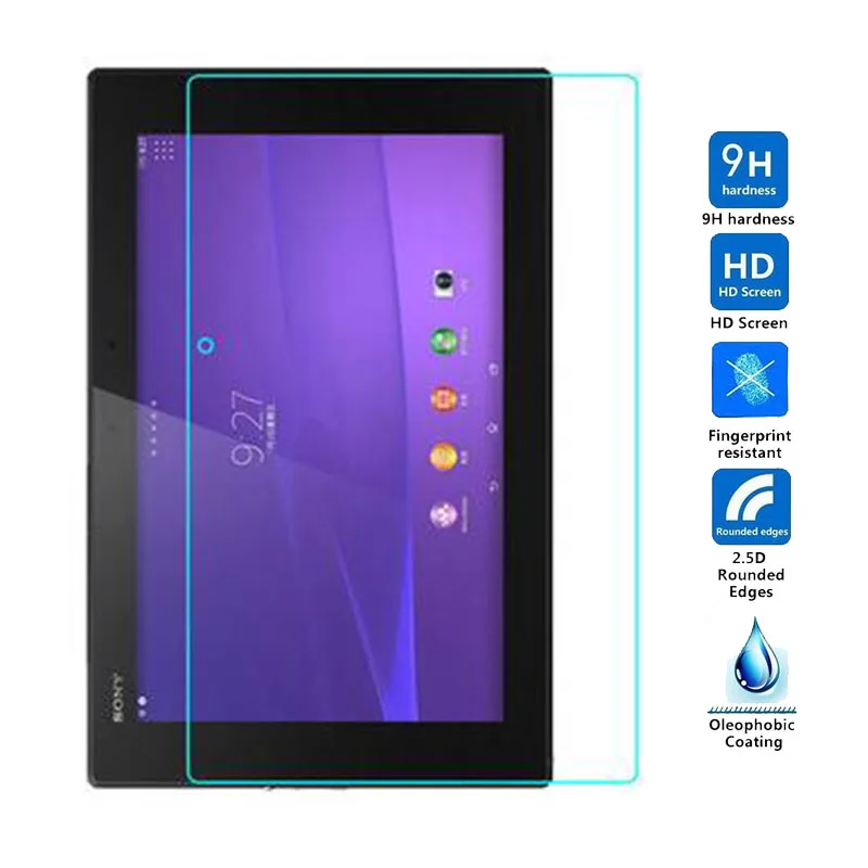 

9H Tempered Glass Screen Protector For Sony Xperia Tablet Z2 SGP541 521 Z3 Z4 SGP771 Tablet Protective Film