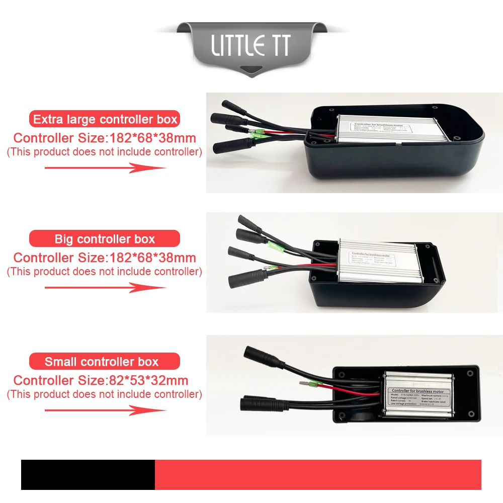 Skrzynka kontrolera roweru elektrycznego, akcesoria do zestawu silnikowego, mały, duży, bardzo duży rozmiar do roweru elektrycznego Mosfet 9, 12