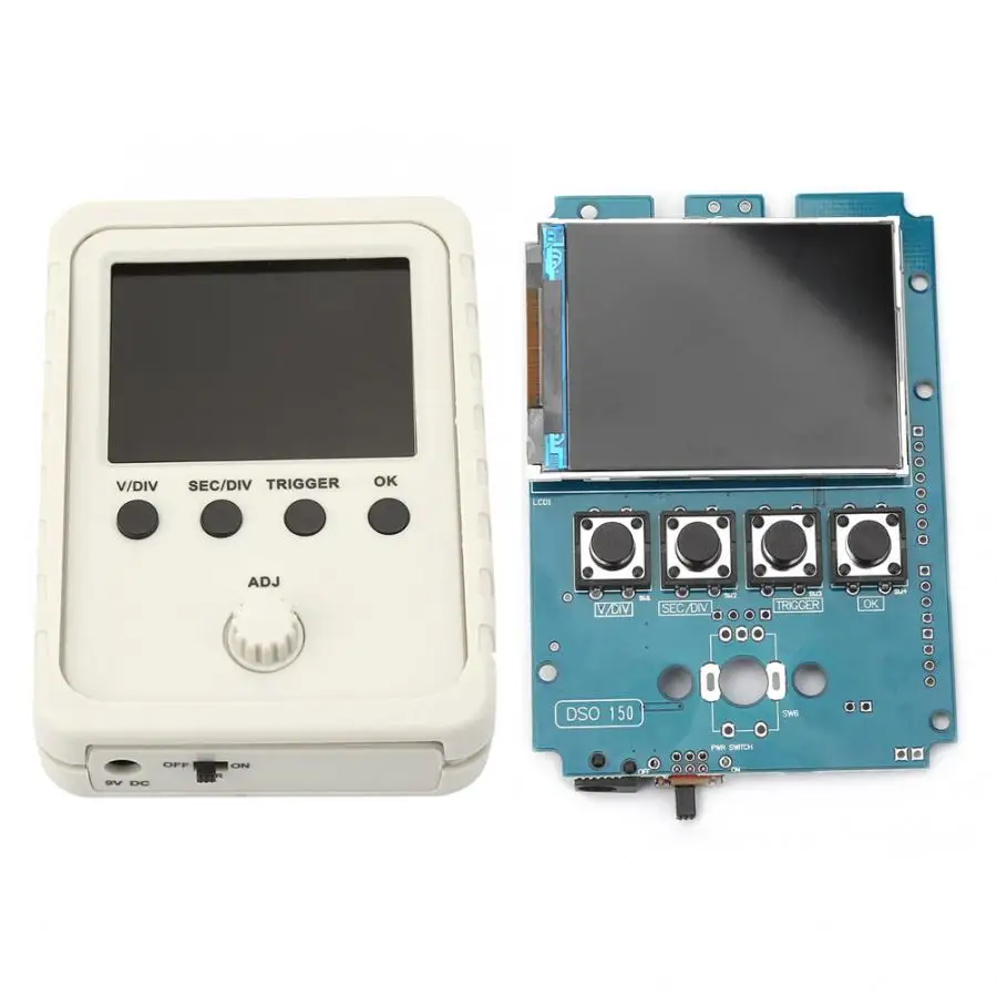 Hot Sale High Precision DSO150 Portable Digital Oscilloscope Kit Measuring Instrument with P6020 BNC Standard Probe Tools