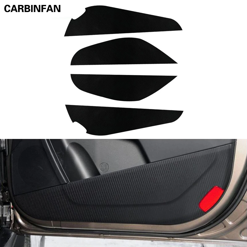 Car Styling Side Door Inner Decal Anti-kick Protective Carbon fiber Flim Sticker For Kia Sportage 2011 2012 2013 2014