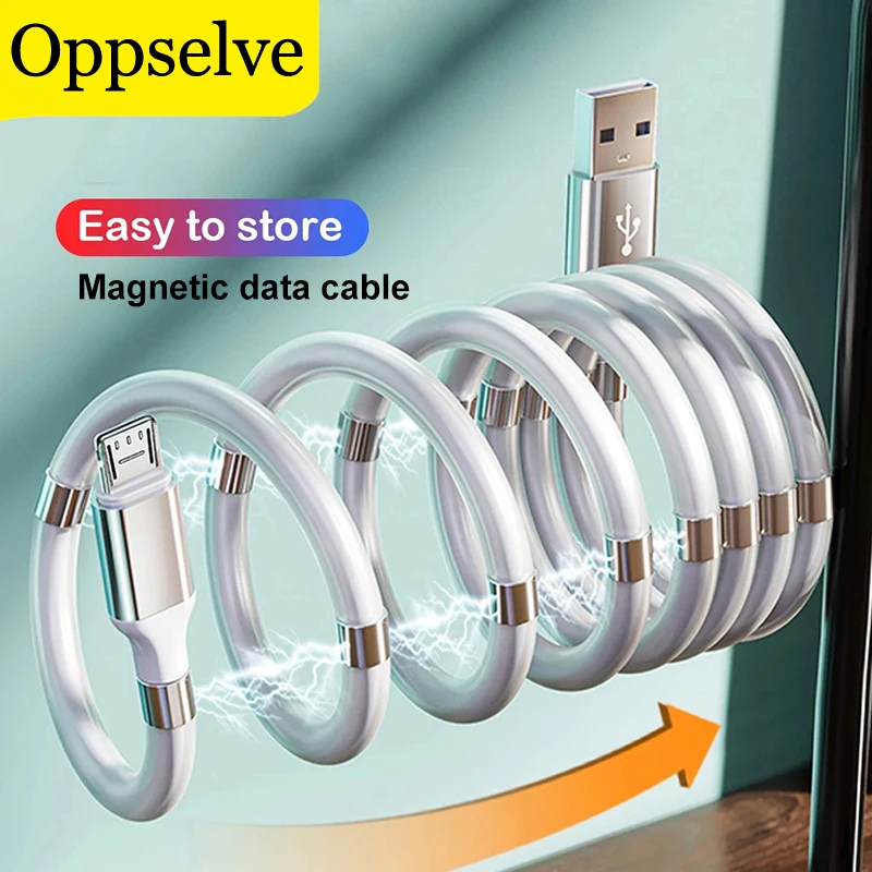 5A Magic Absorption Silicone Fast Charging Sync Cable USB 3.0 to Type C Micro Data Wire Cord Charger Cabo for Huawei Mate 50 40