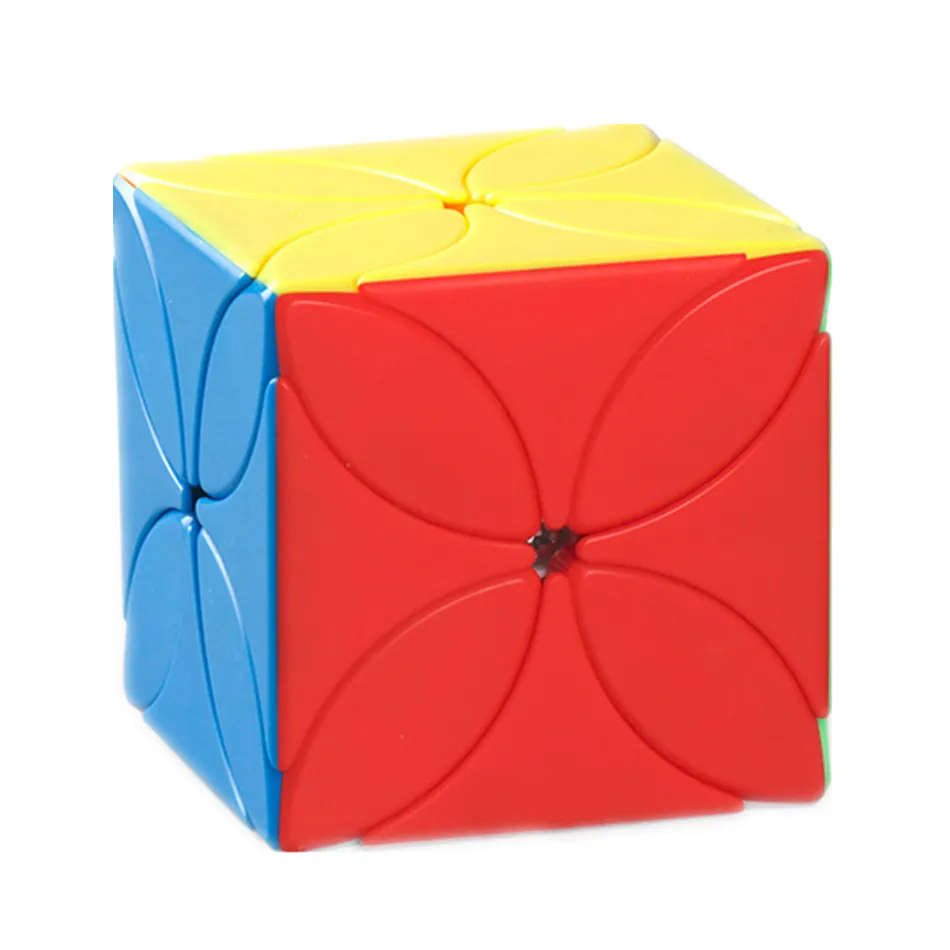 Moyu Meilong Vier Blad Klaver Magic Kubus Stickerless Puzzel 4-Leaf Kubus Snelheid Educatief Speelgoed Voor Kinderen Studenten