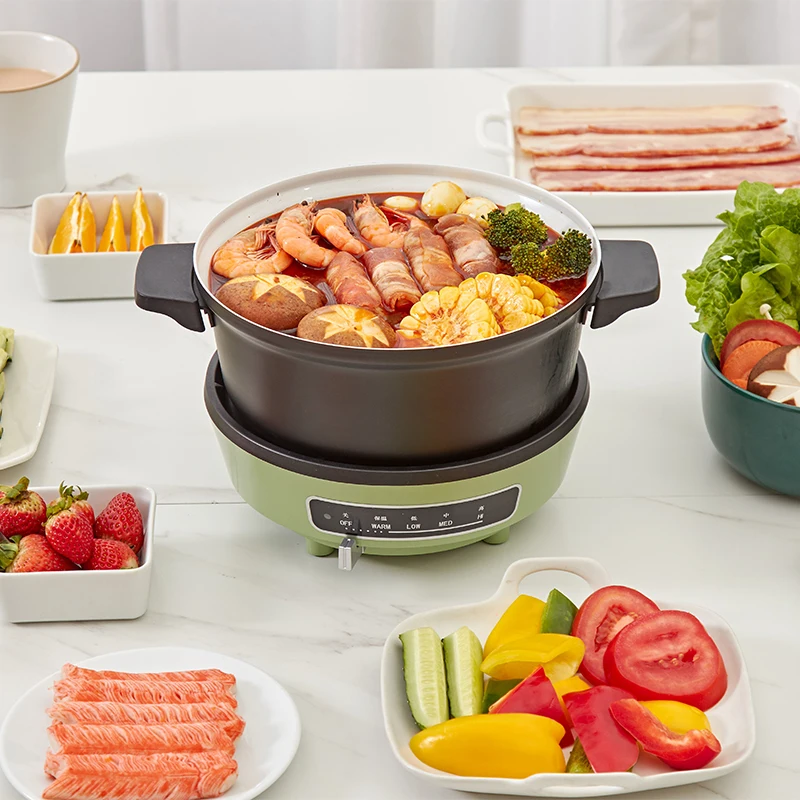 Multifunctional electric cooker, high-quality, high-value kitchen appliances, electric hot pot, frying, roasting, steaming