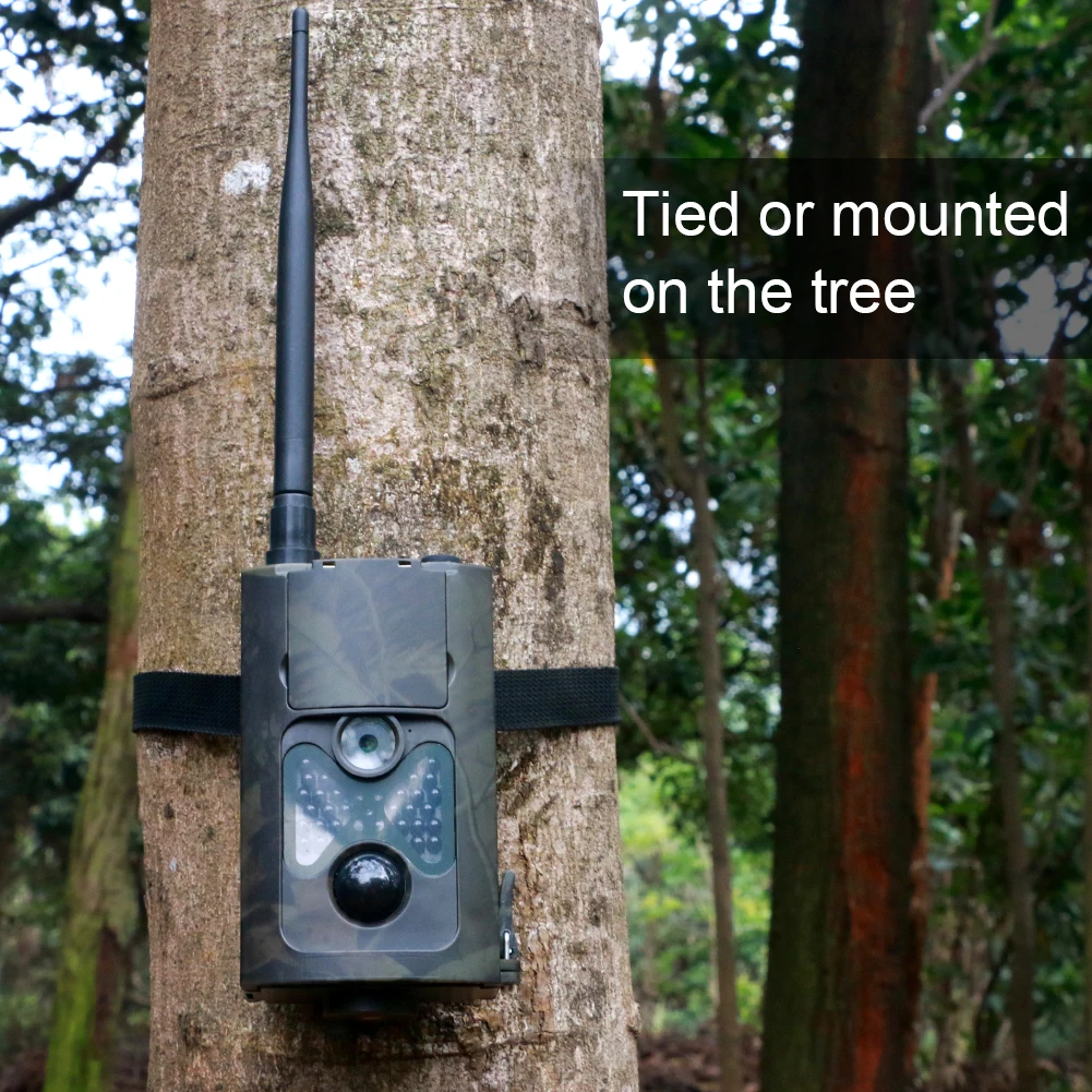 SMTP  2G MMS SMS 16MP Trail Camera Cellular Infrared Night Vision Hunting Camera HC550M Wireless Photo Traps Surveillance