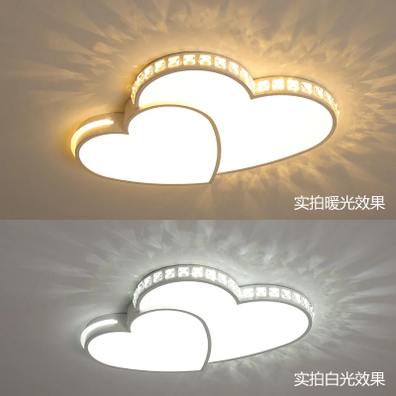 

NEW Modern LED Chandeliers Heart Shape For Living Room Bedroom Dining Room Dimming Fixture Chandelier Ceiling Lamp