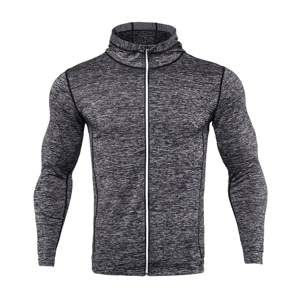 New Mens Giacche E Giubbotti Per Il Fitness Sport Cappotto Con Cappuccio Stretto Con Cappuccio Palestra di Formazione di Calcio Run Jogging Giacche