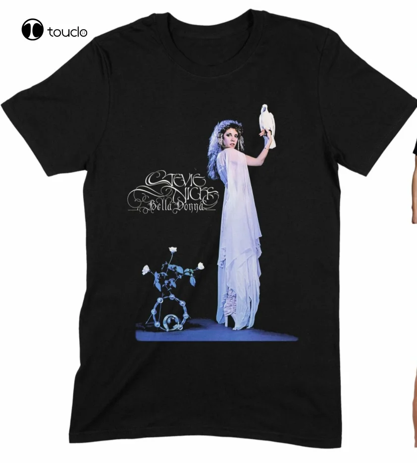 Stevie Nicks Bella Donna T-Shirt Funny Cotton Tee Vintage Gift For Men Women