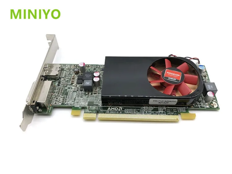 

High Quality video Card for AMD Radeon R7 250 2G GDDR3 128bit DP DVI port 4K desktop graphics video card LOL Full half bracket