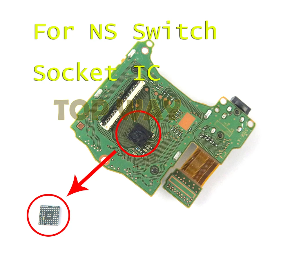 2PCS Replacement For NS Switch Game Socket Slot motherboard Image power Touch Chip IC Charging IC Chip Audio Video Control IC