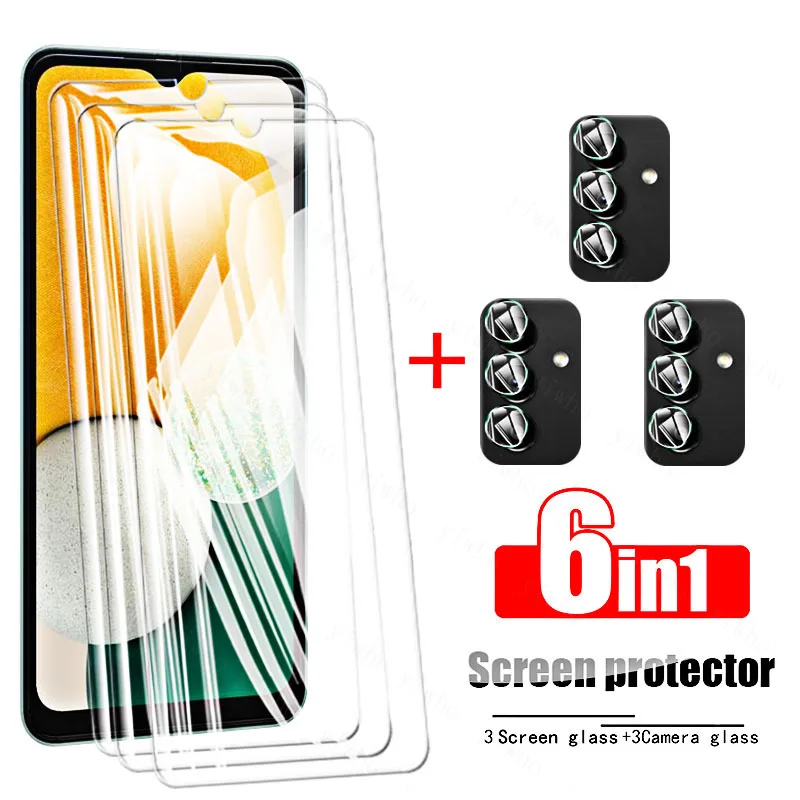 6in1 Screen Protector for Samsung Galaxy A13 5g Protection Glass Film for Samsung A13 A 13 13a 6.5