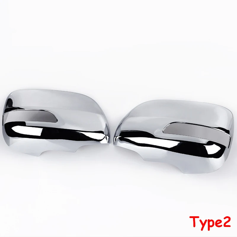 For Toyota Prado FJ150 FJ 150 Accessories 2010-2018 ABS Plastic Chrome Car Side Door Mirror Cover Rearview Mirror Cover 2PCS
