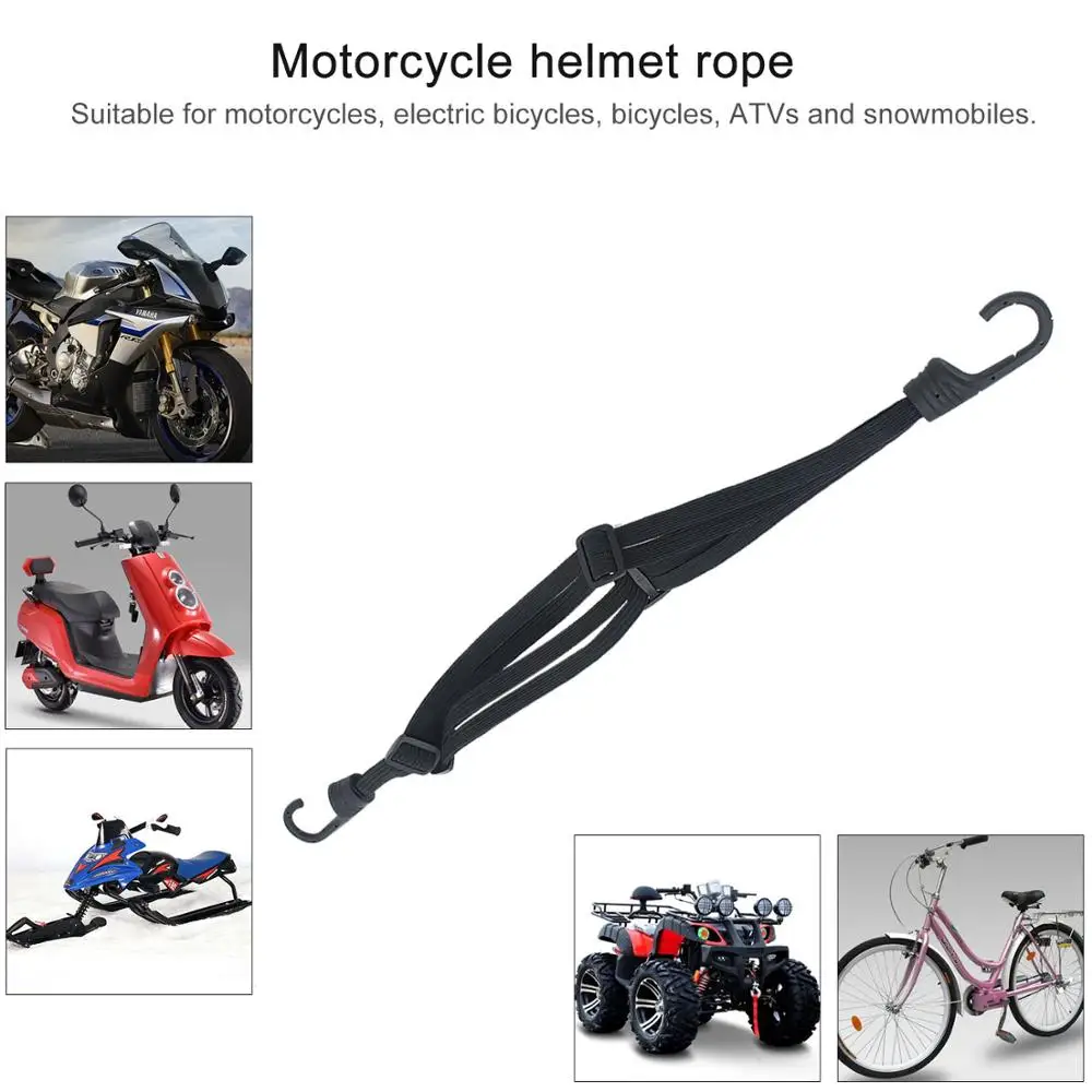 60CM Motorcycle Helmet Straps Motorcycle Accessories Hooks Luggage Retractable Elastic Rope Fixed Strap Moto Helmet Luggage Net