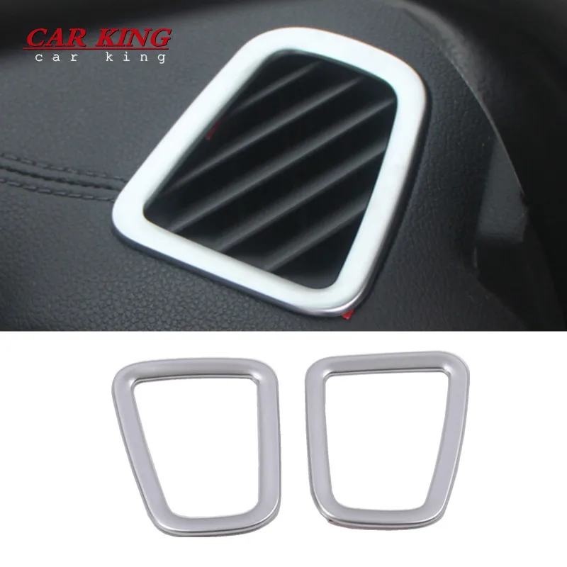 

ABS Chrome Interior AC Trim Dashboard Air Vent Outlet Cover trim 2016 2017 LHD For Kia Optima K5 Car-Styling Accessories