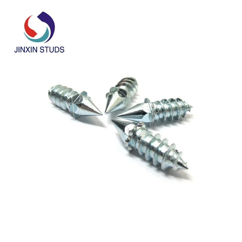 JX6*6-H25-T10/100PCS Tire Studs Screws Universal Anti-Slip Snow Nails for Car Motorcycle Off-road Tyre Cleats Auto Snow Spikes