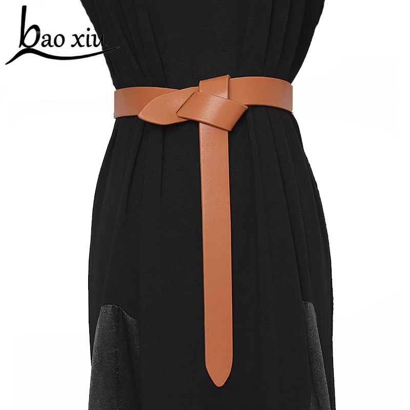 

Hot Selling New Luxury PU Leather belt personality waist wide black belt fashion shirt dress belt for Women Accessory