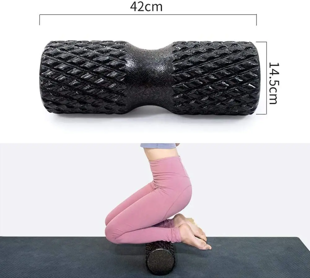 High Density Foam Roller para Yoga e Pilates, Massageador Corporal, Fitness Massage, Self Myofascial Release