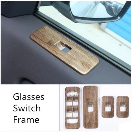 

Walnut Imitation Wooden Glasses/Window Switch Decorated Frame For Land Rover Discovery /Freelander 2015-2017 Z2EA940