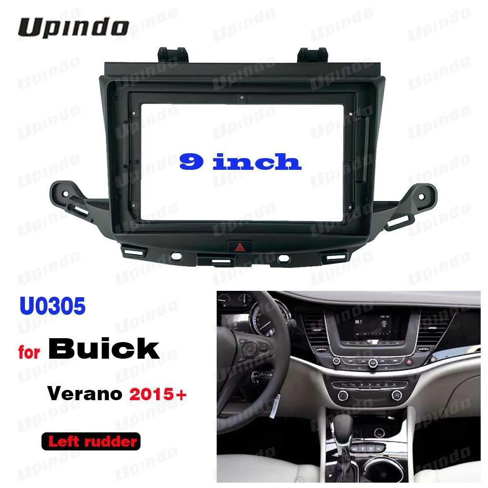 

2 Din 9-дюймовый 10,1-дюймовый автомобильный радиоприемник с установкой GPS Mp5 Пластиковая лицевая рама для Buick Verano 2015+ Dash Kit