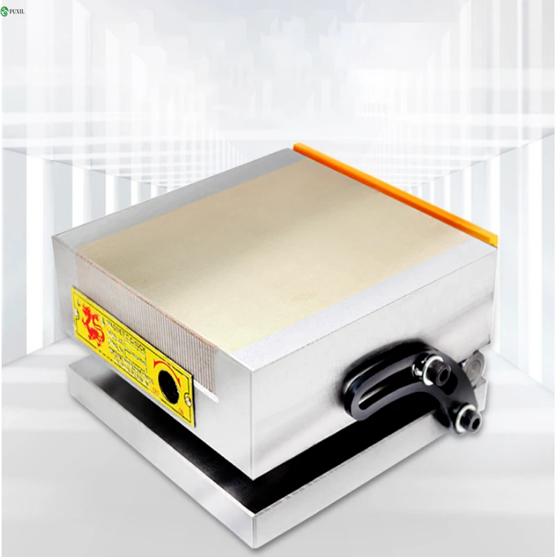 ความแม่นยําสูง Strong Magnetic Force เครื่องบดพื้นผิวแม่เหล็กถาวร Chuck เครื่องบด Disk Magnetic Chuck (100*175)