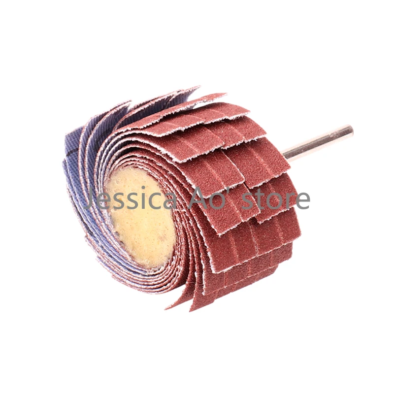3 pz 80-800 grana cilindro carta vetrata disco lamellare trapano elettrico carta vetrata mola disco lamellare lucidatura lavorazione dei metalli in legno