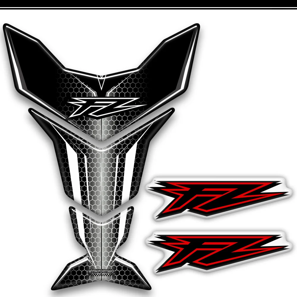 Motorrad Tank Pad Protector Aufkleber Aufkleber TankPad Emblem Abzeichen Logo Für Yamaha FZ6 FZ6N FZ8 FZ8N FZ1 FZ1000 FZ07 FZ09 FZ10