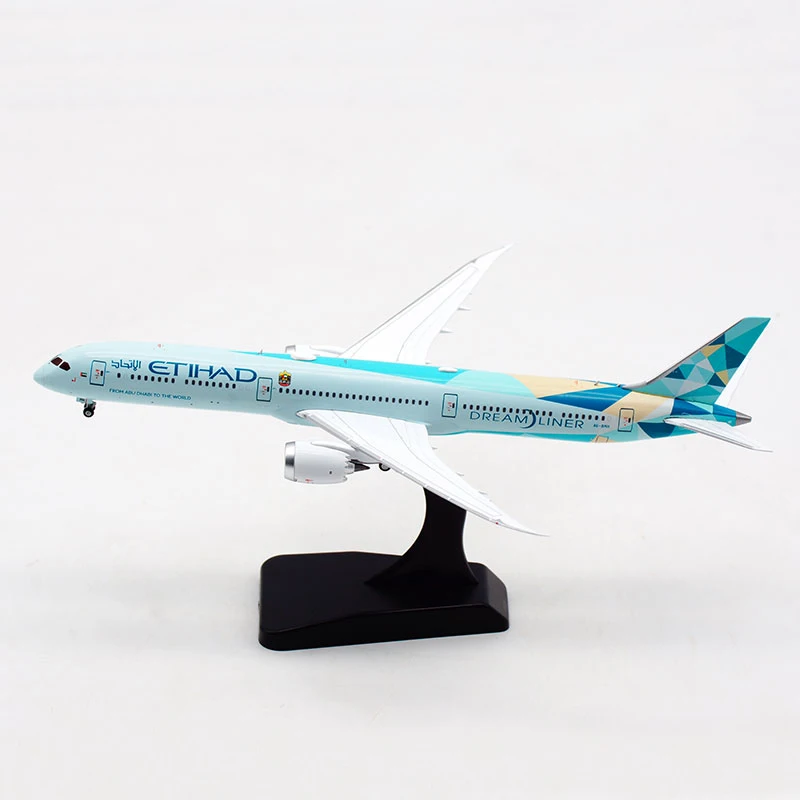 1:400  Airplane etihad Airline B787-10 A6-BMH Model Toy W Base Alloy Aircraft Plane Collectible Display Aviation Airliner