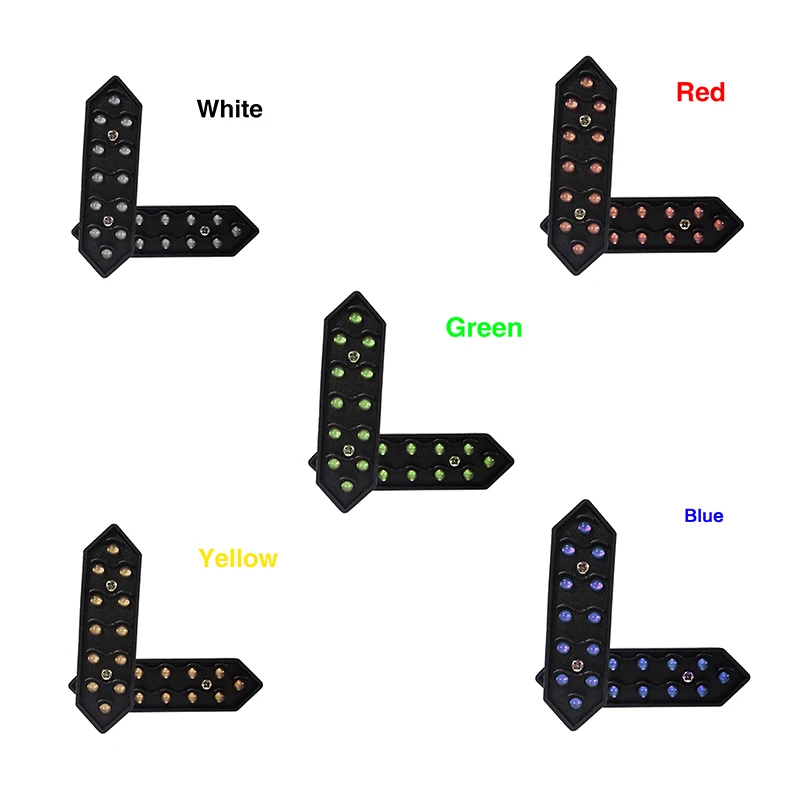 Modul LED Angka Digital 4 Buah/Lot 8 "Inci 7 Inci Tampilan Segmen Merah/Kuning/Hijau/Putih/Warna untuk Papan Harga Minyak