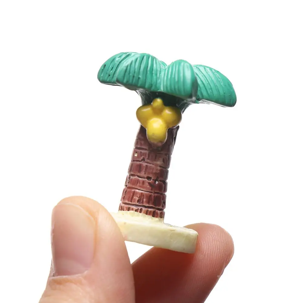 Resin Craft Micro Landscape Desktop Ornament Fairy Garden Welcome Stake Figurine Mini Road Sign Simulation stone signpost